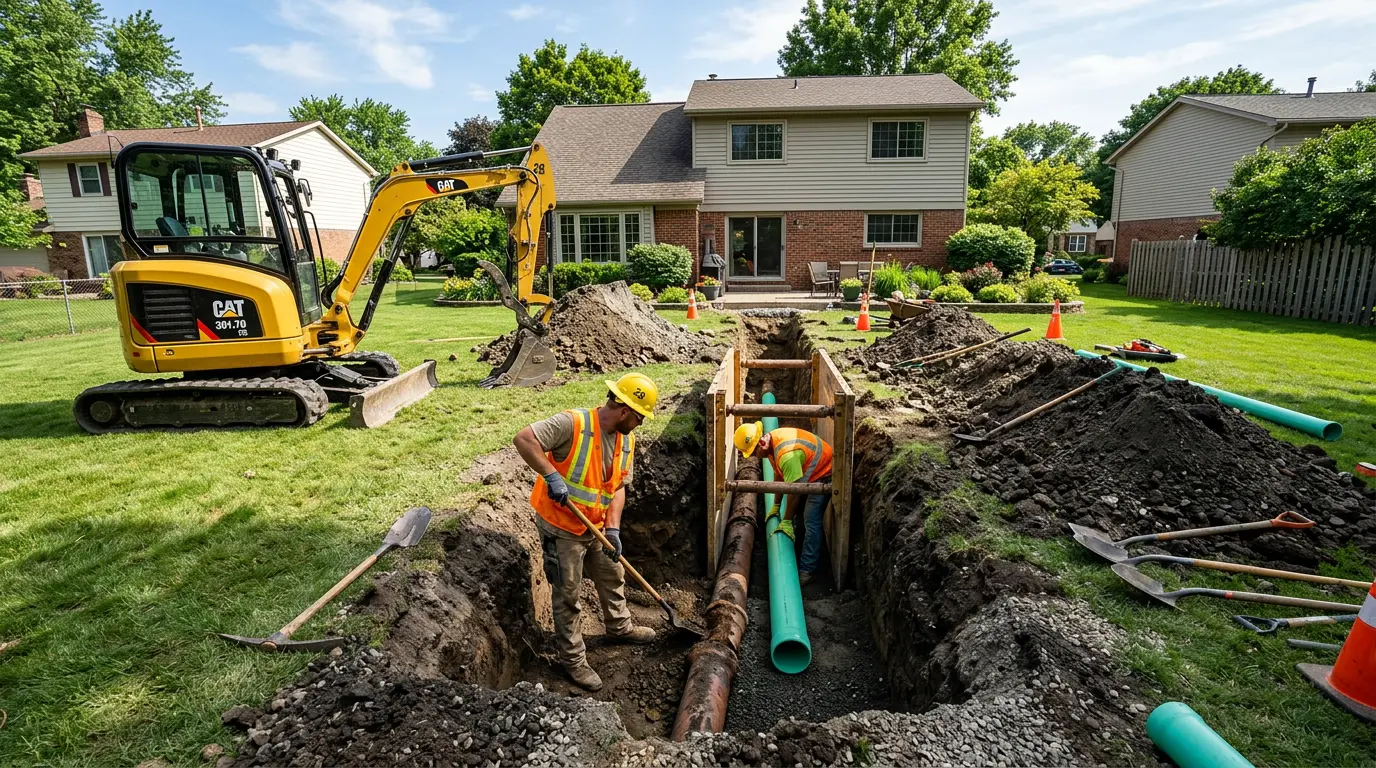 Sewer Line Repair in Raisinville, MI